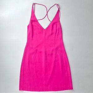 Olcay Gulsen Hot Pink Dress